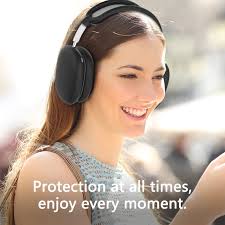 Amazon.com: Silicone Case Cover for AirPods Max Headphones, Anti-Scratch  Ear Pad Case Cover/Ear Cups Cover/Headband Cover for AirPods Max,  Accessories Soft Silicone Skin Protector for Apple AirPods Max (Black) :  Electronics