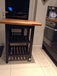 Bekvam Trolley Hack Trolley 35 Chalk Paint Varnish Two Coats Spare Left Over Oak Work Top Added And Oiled Diy Barwagen Servierwagen Servierten