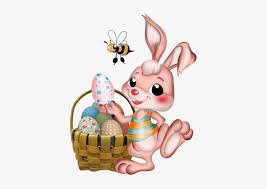 Easter bunny hd desktop wallpaper high definition fullscreen. Silly Bunny And Easter Egg Basket Easter Bunny With Clear Background 395x500 Png Download Pngkit