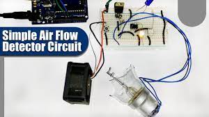 Synopsis of air flow detection circuit project for electronics engineering.this app is designed for electronics engineering student to help design & develop final year course project. Simple Air Flow Detector Circuit Diagram