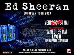 Avant premiere women's genuine rabbit fur vest xs. Concerts Ed Sheeran A Lyon Premier Concert Complet Seconde Date Le 25 Mai 2019 Groupama Stadium
