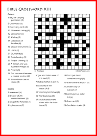 We believe that god tells us in scripture that we have received freely and we are therefore to freely give. Bible Crossword Puzzle Crossword Xiii Biblepuzzles Com