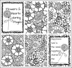 Heart flower coloring page at primarygames free heart flower coloring page printable. Free Printable Flower And Heart Coloring Pages Buggy And Buddy