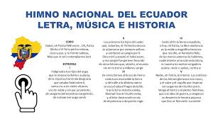 En 1965, la junta militar de la época, que gobernaba el país, declaró al 26 de noviembre como día del himno nacional del ecuador y, con este motivo, la 27 si bien la canción nacional, con letra de juan león mera y música del francés antonio neumane, se escribió y musicalizó en 1865, recién en. Himno Nacional Del Ecuador Letra Completa Musica E Historia