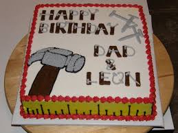 Carpenter 90th Birthday Cakes Construction Cake Half Sheet Cake