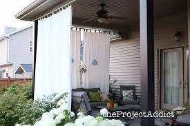 How to install your diy outdoor curtain rod. 30 Clever And Pretty Diy Outdoor Privacy Screens