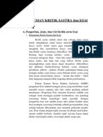 Buatkan kritik kelebihan dan kritik kelemahan tentang novel laskar pelangi tentang sepuluh murid baru. Kritik Sastra Nove1 Pdf