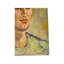 Mid Century Oil Painting