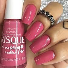 Resultado de imagem para unhas rosas