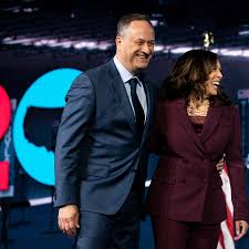 Kamala harris, with her husband douglas emhoff, outside the 2019 california democratic party state organizing convention in san francisco on june 1, 2019.melina mara / the washington post via getty images. Will Doug Emhoff S Legal Career Be An Issue For The Biden Harris Ticket The New York Times