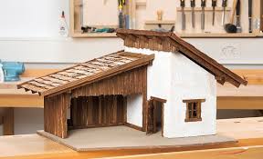 In dieser anleitung ist die krippe zwischen 15 und 20cm hoch und. Bauplan Alpenkrippe Selbst De Weihnachtskrippe Selber Bauen Krippe Selber Bauen Krippe Weihnachten Holz