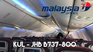If you're travelling to or from kl to johor bahru, find out exactly how to get there here. Malaysia Airlines B737 800 Mh1051 Kuala Lumpur To Johor Bahru Youtube