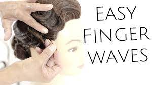 Vintage Finger Wave Tutorial Learn How To Style Classic 1920 S Flapper Style Vintage Waves Youtube Finger Waves Tutorial Finger Wave Hair Finger Waves
