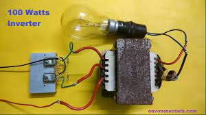 An Inverter Is A Small Circuit That Converts The Direct Current Dc To Alternating Current Ac Electronic Circuit Projects Circuit Diagram Electronics Circuit