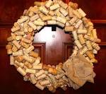 Wine cork wreath instructions