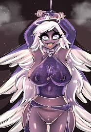 Rule 34 - 1girls Angel Wings Big Breasts Bitterbunz Breasts Emily (hazbin  Hotel) Fanart Female Hazbin Hotel Long Hair Open Mouth Open Smile Purple  Body Purple Skin Pussy Smile Solo Thick Thighs