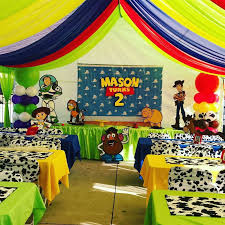 Toy Story Birthday Party Ideas Photo 1 Of 23 Toy Story Party Decorations Diy Toy Toy Story Party Decorations Toy Story Birthday Party Toy Story Party