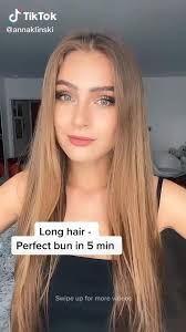 Messy Bun Tutorial Video In 2020 Long Hair Styles Hair Styles Hair