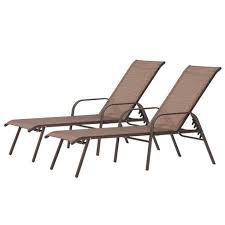 You might also like this photos. 2pc Outdoor Adjustable Chaise Lounge Chairs Brown Crestlive Products Target