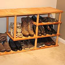 Attaching the bottom of the rack. How To Build A Shoe Rack The Home Depot