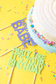 Printable Cake Toppers For Birthdays Free Svg Templates