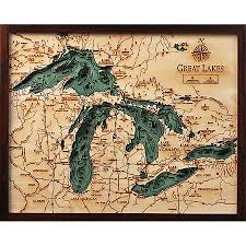 Great Lakes Small In 2019 Great Lakes Map Lake Art