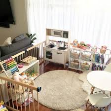 New Living Room Organization With Kids Play Areas Ideas Living Room Playroom Toy Room Decor Baby Playroom