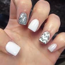 Looking for some cute nail design? 15 Simple White Nail Design Ideas Images White Nail Designs Pretty White Nail Designs And Black White Tip Nails Newdesignfile Com