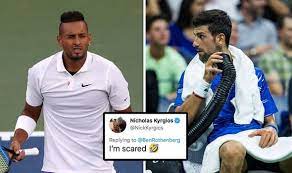 Nick kyrgios bettered that in his match against ugo humbert. Nick Kyrgios Trolls Novak Djokovic On Social Media After Explosive Us Open Rant Tennis Sport Express Co Uk
