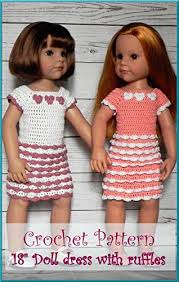 If you prefer a written pattern. Amazon Com Crochet Pattern Ruffles Dress For 18 Dolls Ebook Christ Elena Kindle Store