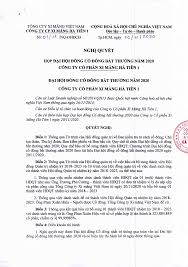 cuộc họp đại hội đồng cổ đông bất thường năm 2020