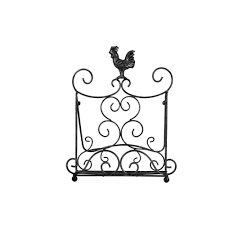 Measures 17 high x 18 wide. Benzara C482 Mtl0011benzara Antique Metal Cook Book Holder Stand With Rooster Bronze Benzara Com