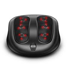 Naipo Neck Back Massager With Heat And Air Compression Nekteck Foot Massager Kneading Shiatsu Therapy Plantar Massage With Built In Infrared Heat Function And Powe Foot Massage Foot Massager Machine Massage Machine