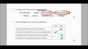 Igcse Ict Past Paper 2016 Paper 1 Theory Youtube