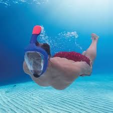 The Full Face Easy Breathing Snorkel Mask Hammacher Schlemmer Snorkel Mask Snorkeling Scuba Diving Photography