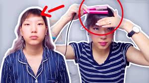 How to hide a short torso? Cut Your Bangs Too Short Do This Youtube