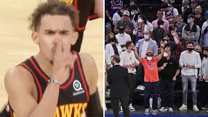 | see more sick nba wallpapers, nba cartoon wallpaper, nba wallpaper, nba map wallpaper, all feel free to send us your own wallpaper and we will consider adding it to appropriate category. Nba Playoffs Trae Young Game Winner Silences New York Crowd