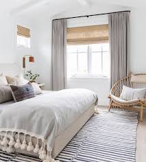 A combination of modern & farmhouse master bedroom ideas simple color accent wall to create luxury romantic purple blue grey on large layout. Bedroom Bedroom Inspirations Bedroom Design Home Bedroom