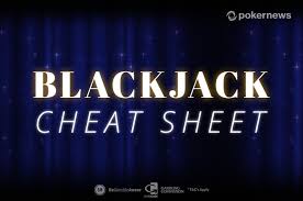 blackjack cheat sheet printable pdf to play and win