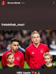 We guarantee reasonable prices & quality products. Donny Van De Beek Pays Tribute To Ex Ajax Pal Nouri On 24th Birthday