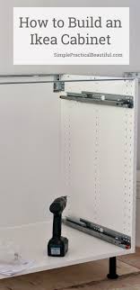 Video Tutorial Showing How To Assemble An Sektion Ikea Kitchen Cabinet Kitchen Renovation Ikea Cabinets Ikea Sektion Cabinets Base Cabinets