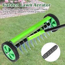 This heavy duty green rolling garden lawn aerator roller will be loved by the gardening people. Buy New Outdoor Lawn Roller Outdoor Garden Lawn Aerator With Long Handle Spike Type Grass Roller With Mudguard At Affordable Prices Price 60 Usd Free Shipping Real Reviews With Photos Joom