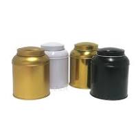 Wholesale Tea Tin Box Food Grade Round Shape Metal Tin Tea Canister for  Custom Logo Printed Tea Packaging Box