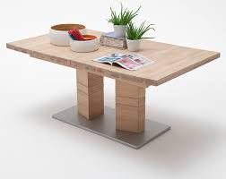 Massiv esstisch aus eiche geölt ansteckplatte. Esstisch Cuneo Eiche Bianco Massiv Geolt 180 Cm