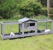 Indoor-Outdoor Rabbit Hutch | Bunny Hutch -Aivituvin
