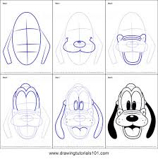 How To Draw Pluto Face From Mickey Mouse Clubhouse Printable Drawing Sheet By Dr Zeichnungen Club Dessin Mickey Mickey Mouse Dessin Tutoriel De Dessin