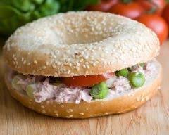 Bagel Au Thon Recette Recettes De Cuisine Salade De Thon Facile Sandwich Vegan