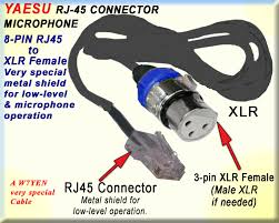 The microphone may stop working on windows 10 after updates.you may have a headset with a mic or an earphone with a mic and these may stop working on the. Yaesu Microphone Cable Amateur Ham Rj45 Rj 45 To Xlr Female Male If Needed Ebay