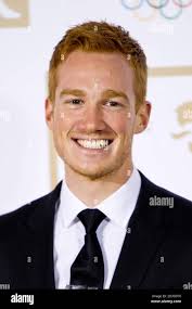 Greg Rutherford attending the British Olympic Ball, at the Grosvenor House  hotel in Mayfair, London Stock Photo