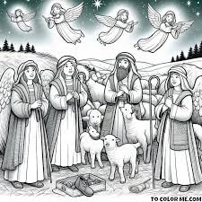 birth of jesus coloring page